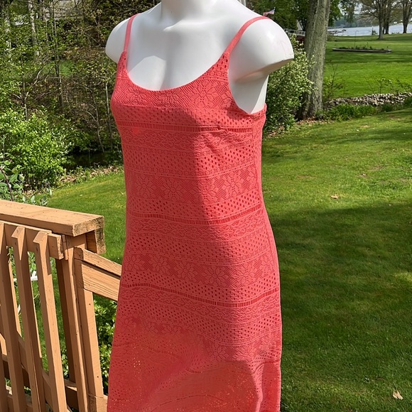 No Boundaries spaghetti strap lace maxi L (11-13) - Picture 3 of 11